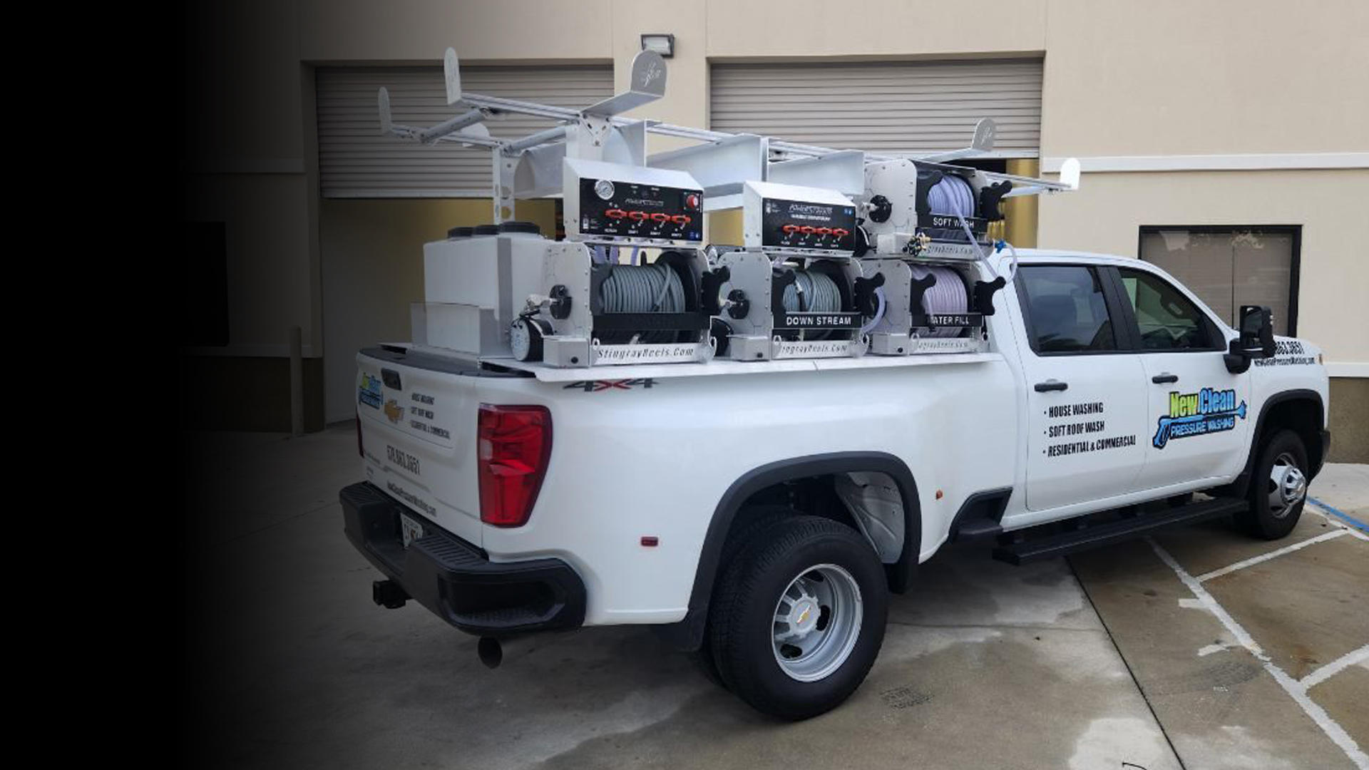 Power washing equipment